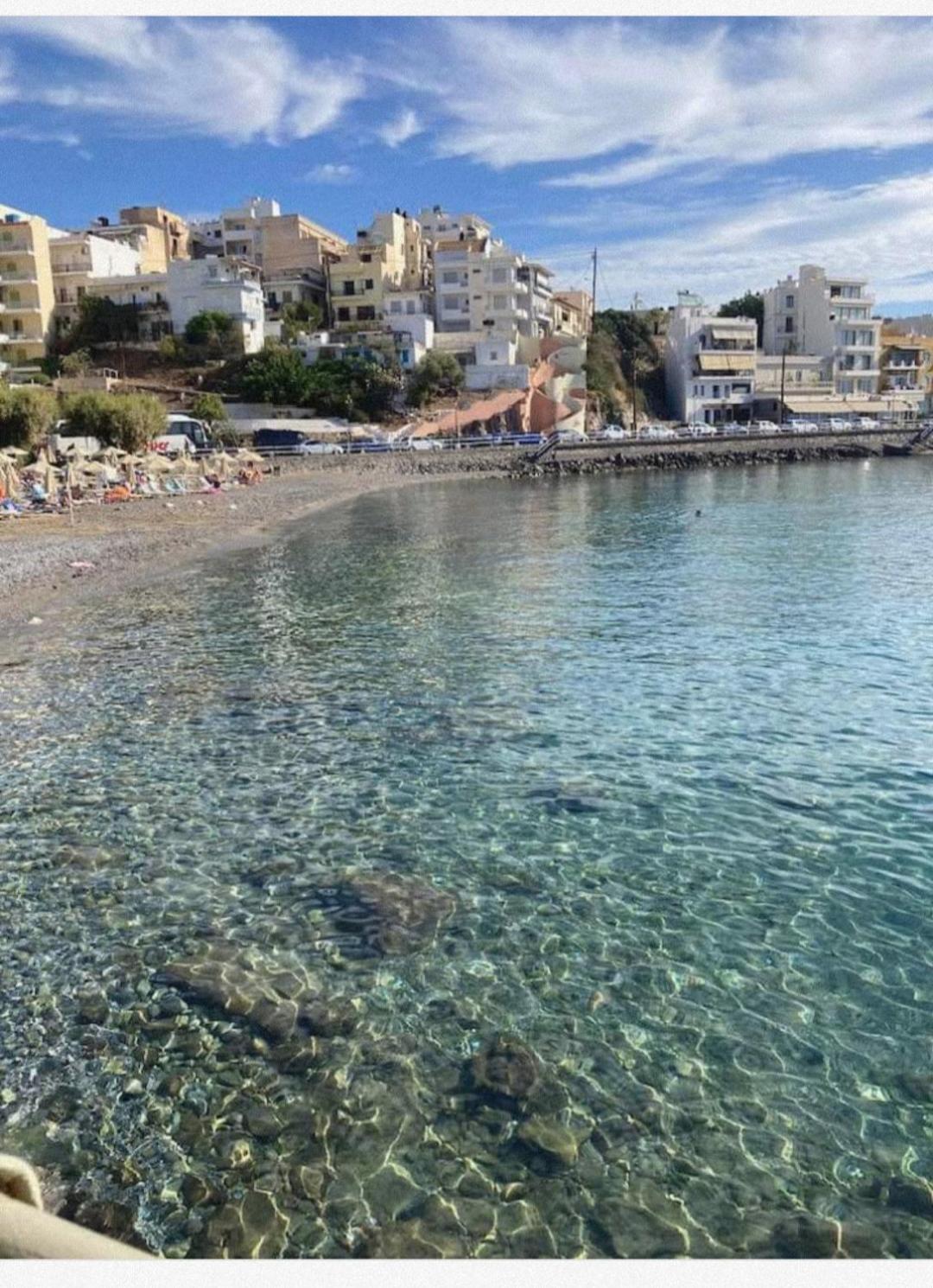 Beachfront Salty Sea Luxury Suite 2 Agios Nikolaos  Luaran gambar
